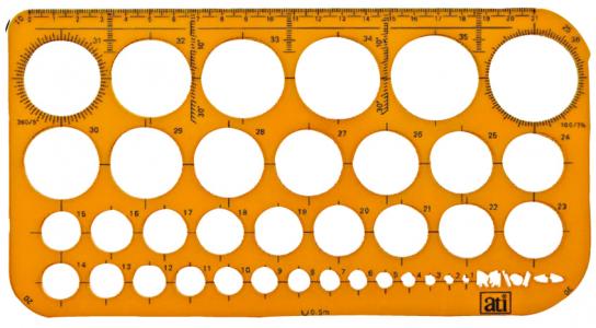 PC-2101 Circles template