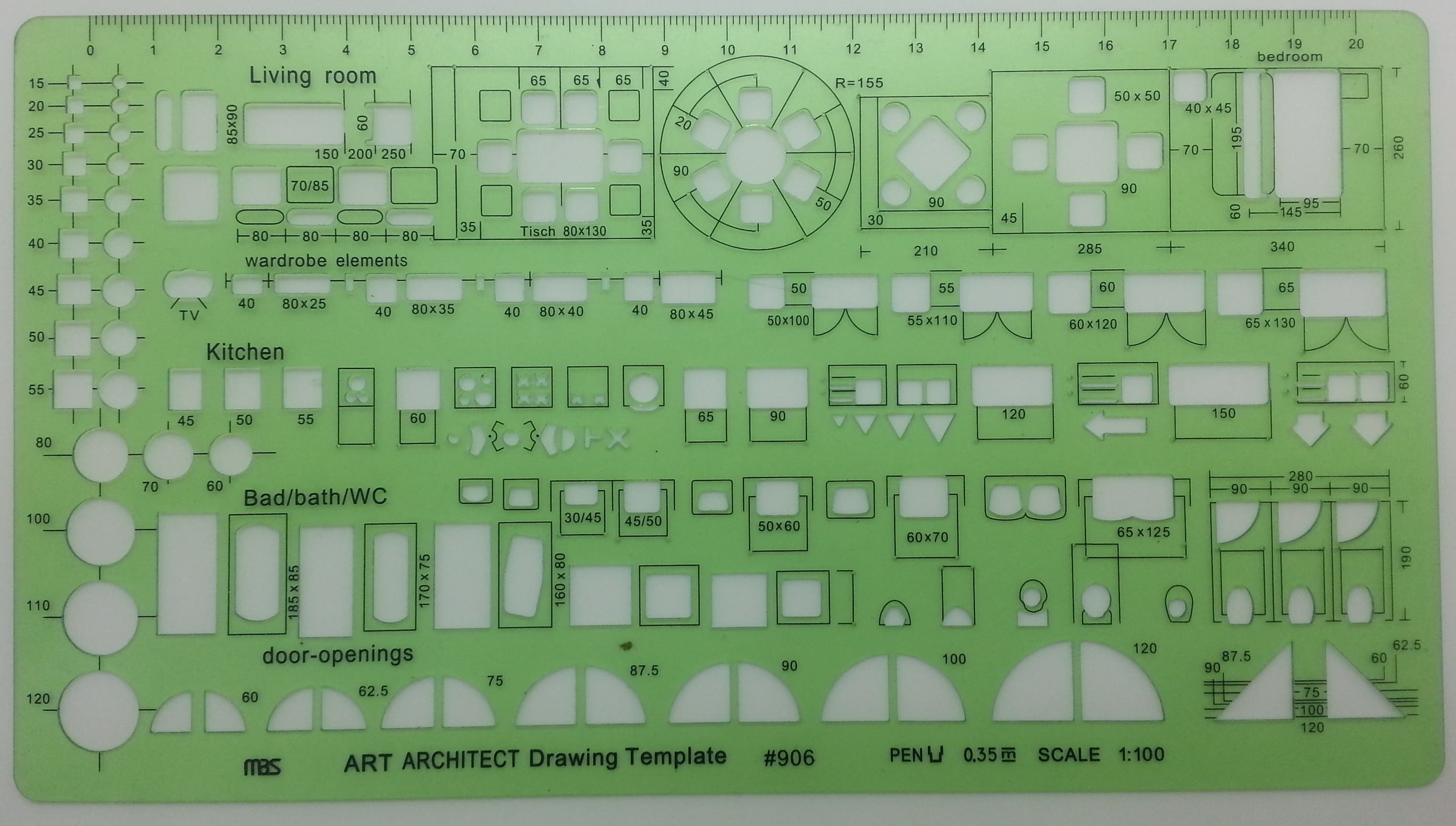906 Combination template