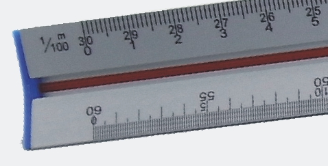 AR-02 series Aluminum triangular scale