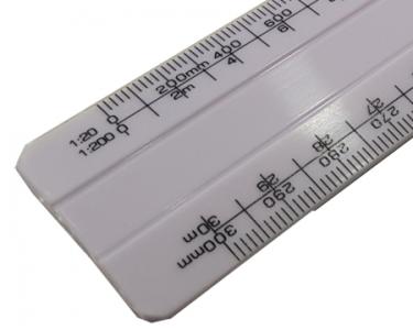 BS-430 Plastic four-bevel (flat) scale
