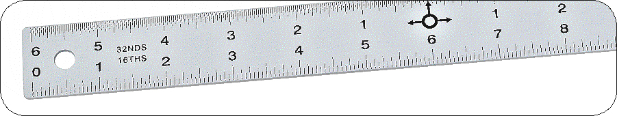CR series Aluminum ruler