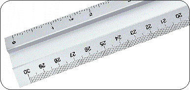CS-5030, 5045, 5060, 50100 Aluminum ruler