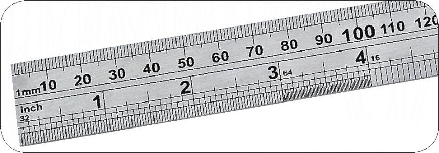 AST-6, 12, 18, 20, 24, 40, 60, 80 Stainless steel ruler