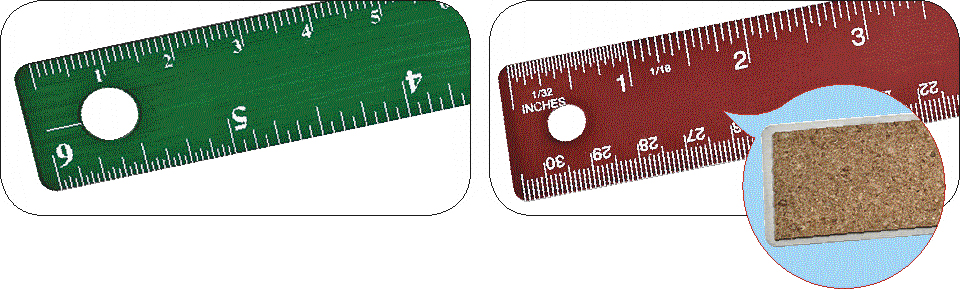 FR-4015, 4030, 4040, 4045, 4060 Colored flexible steel ruler