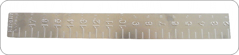 BR-001 Braille ruler for blind