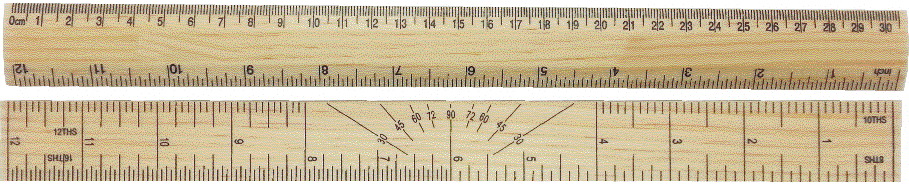 WL-30, 100 Wooden ruler