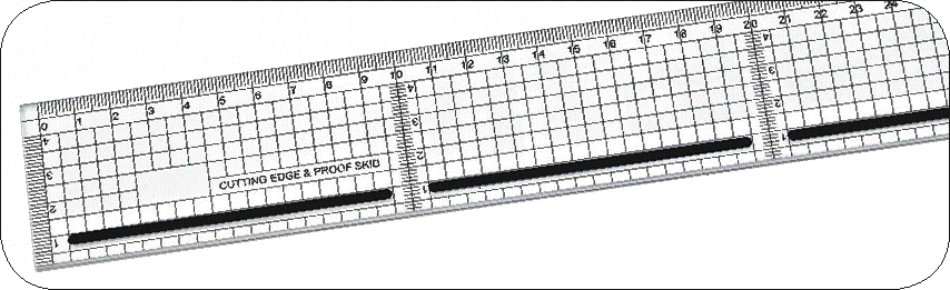 ARS-1830 壓克力止滑切割直尺