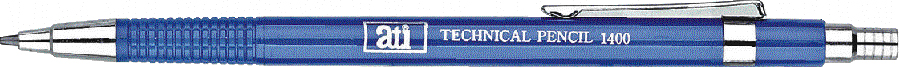 1310, V-110, 1413, 1500 2.0mm technical pencil (plastic)