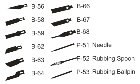 B-56, B-56A 備用刀片